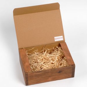 Caissette en bois pour coffret-cadeau (4 formats)